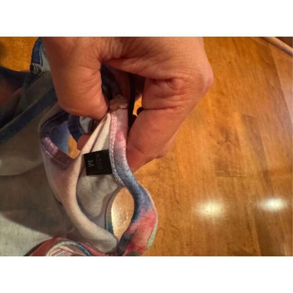 Woman’s boutique, colorful, tie-dye design jumpsuit size medium - Picture 4 of 4